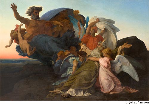 アレクサンドル・カバネル『モーゼの死』1851年 ダーシ美術館