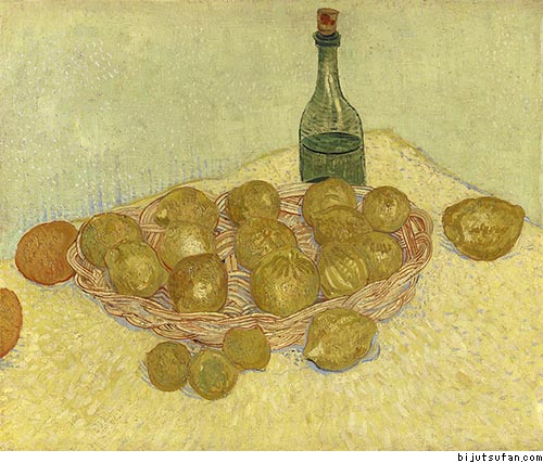フィンセント・ファン・ゴッホ『静物：瓶、レモンとオレンジ』1888年5月 クレラー・ミュラー美術館