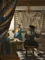 ヨハネス・フェルメール『絵画芸術（画家のアトリエ・絵画の寓意）』1666-1667年頃美術史美術館