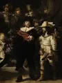 レンブラント・ファン・レイン『夜警（フランス・バニング・コック隊長の市警団）』1642年アムステルダム国立美術館