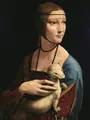 レオナルド・ダ・ヴィンチ『白貂を抱く貴婦人』1490年頃チャルトリスキ美術館